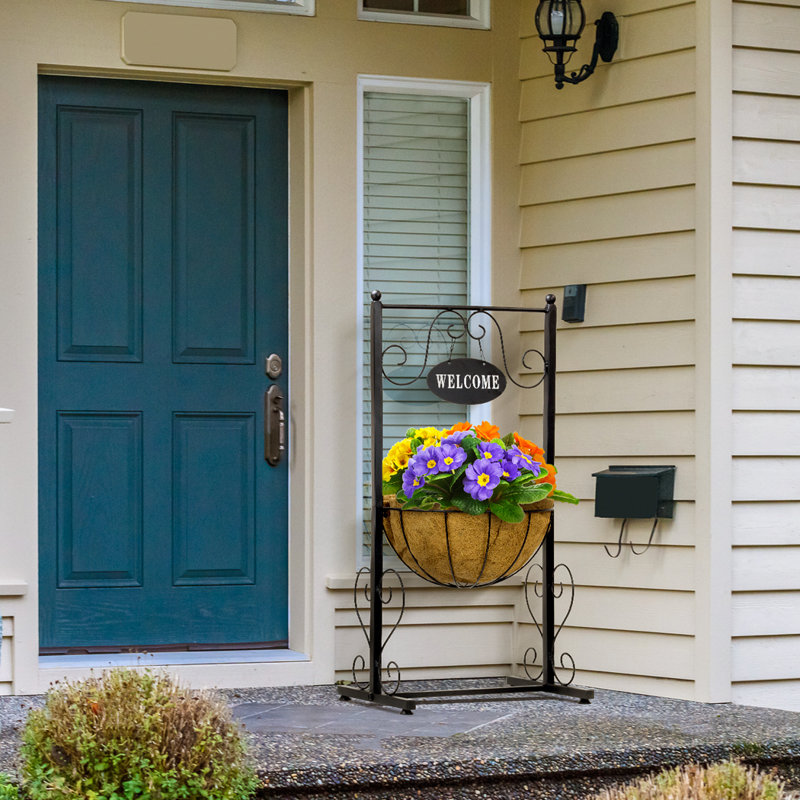 Sorbus Sign Metal Plant Stand & Reviews Wayfair